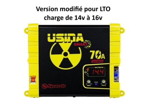 Usina 70A Smart 16v (Chargeur 70A, réglable de 14v à 16v)