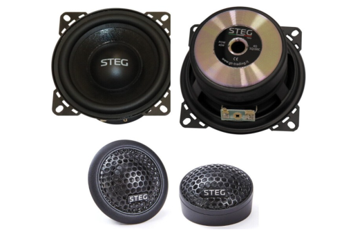 Steg SQ 100C (Paire de 10cm, 2 voies, 4 Ohms, 40 WRMS)