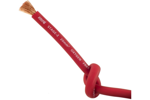 4 Connect 20 mm² OFC rouge Ultra flexible (100% cuivre)