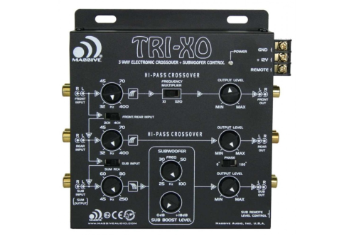 Massive Audio TRI-X0 (3 voies, 18dB/Oct, sortie 5v)
